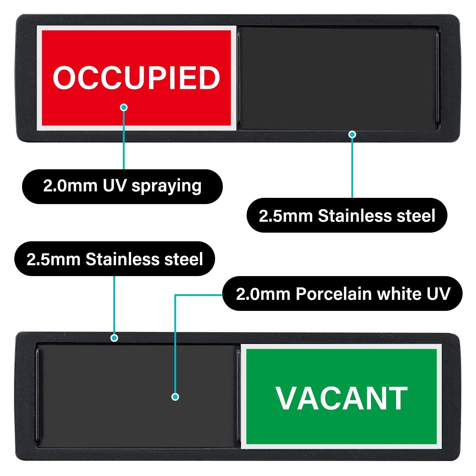 Vacant Occupied Sign, Privacy Signs for Home Office Restroom Conference Hotel…