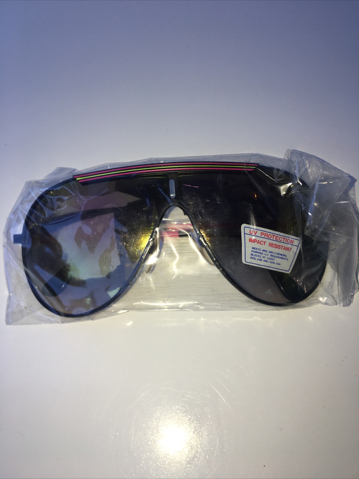 Vintage 80&rsquo;s Sunglasses SY-1 PINK Aviator Made In Taiwan 80s Glasses NEW