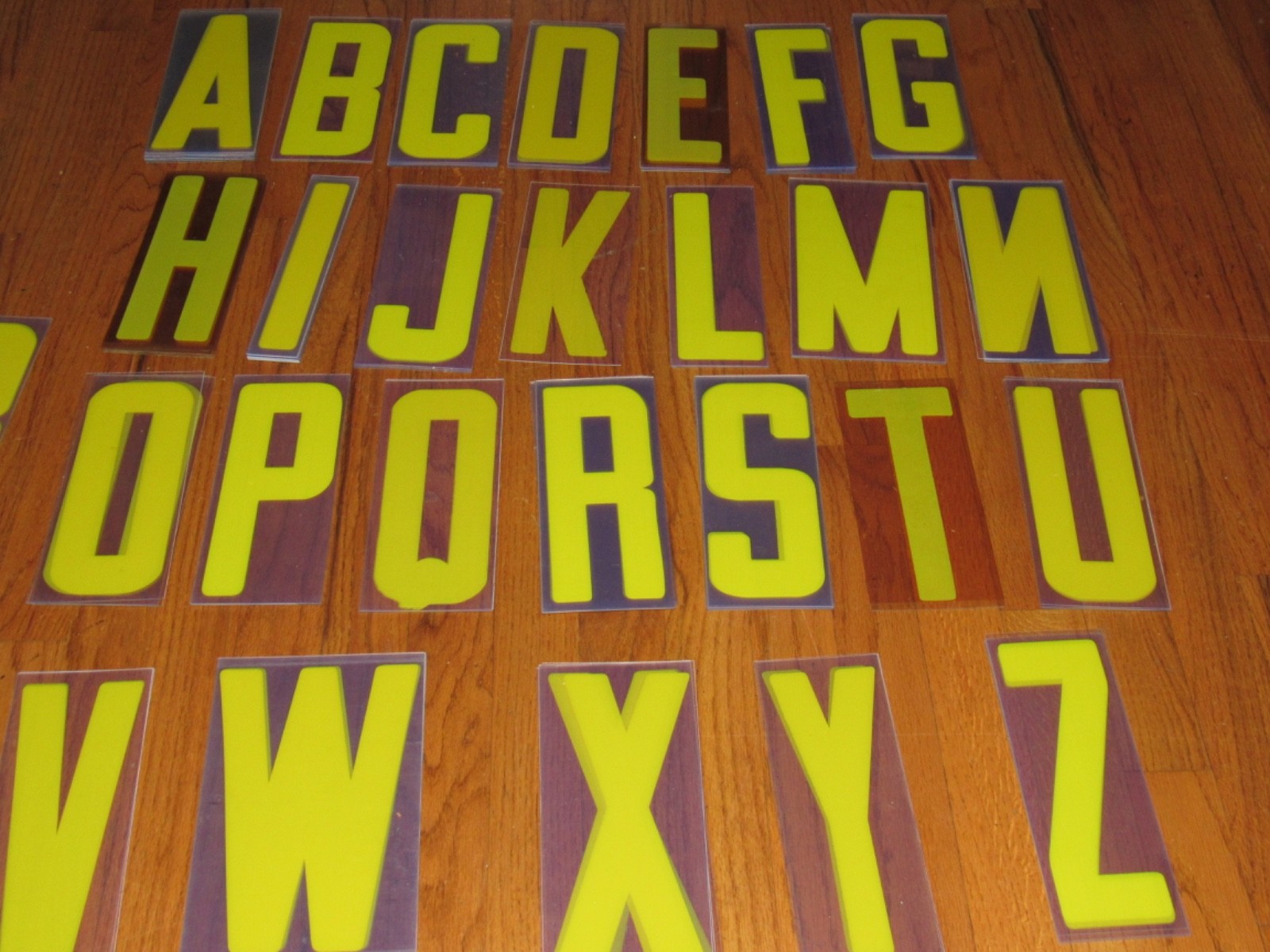 224 Vintage Plastic Marquee Outdoor Sign Symbols Letters Numbers 8&Prime; On 9&Prime; Board