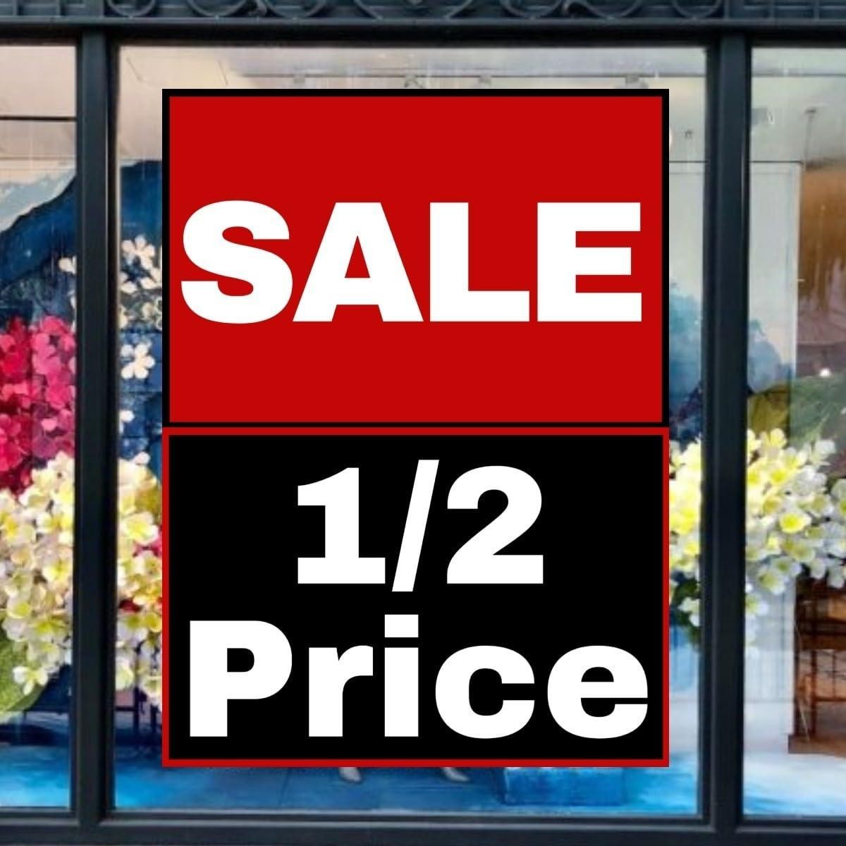 Sale 1/2 Price | Full Color Vertical Vinyl Display Banner with Grommets