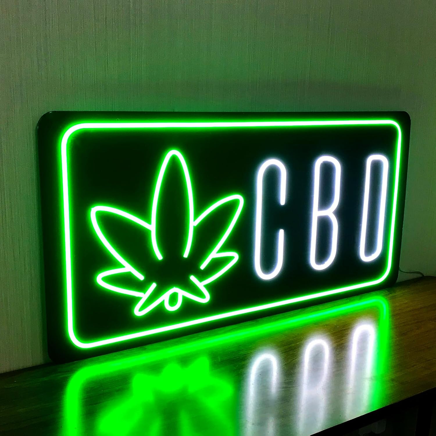Extra Large 35&Prime;x18&Prime; LED CBD Sign – Bright, Unique, High Visibility for Stores