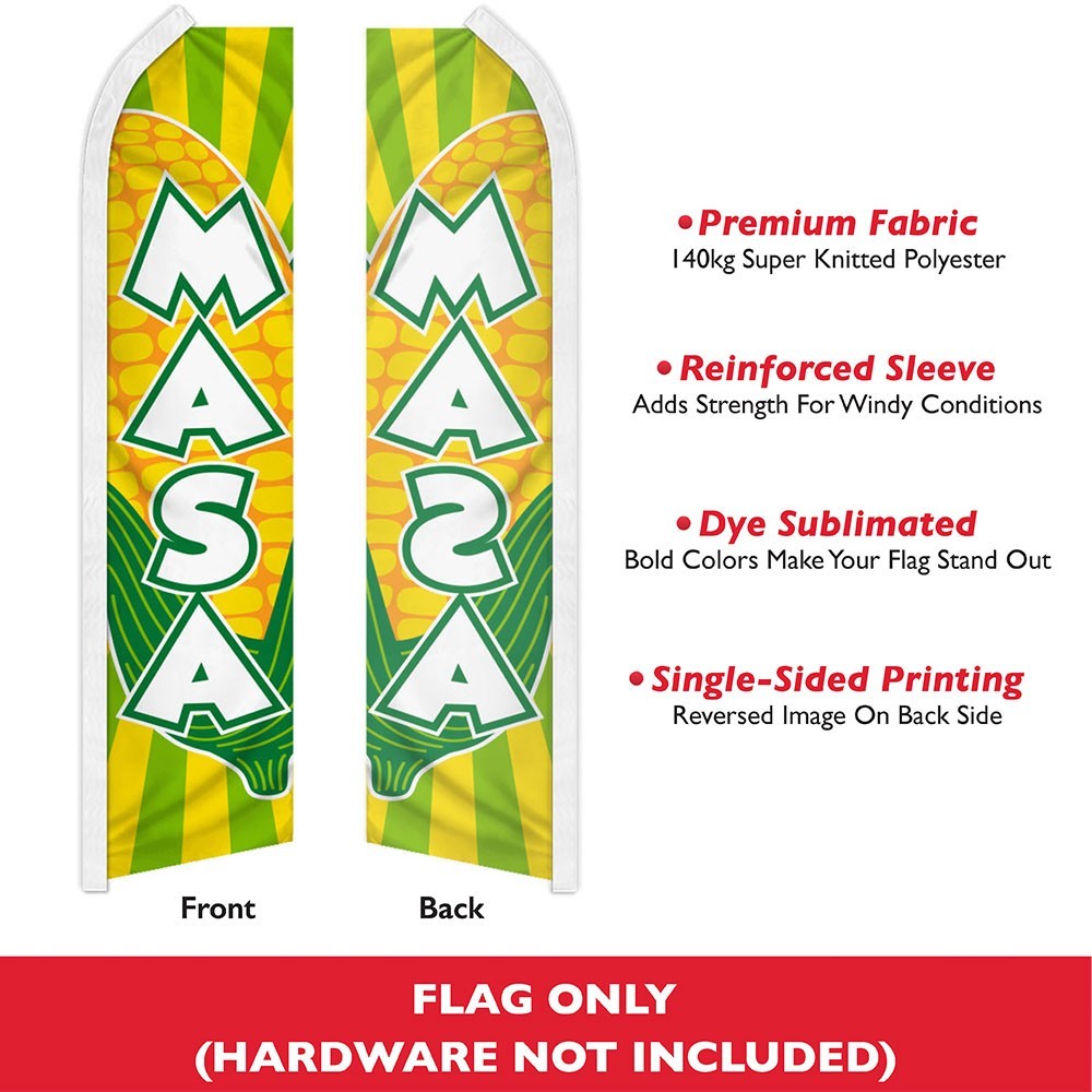 Masa Swooper Advertising Food Banner Flag for Mexican Markets & Tamale Season