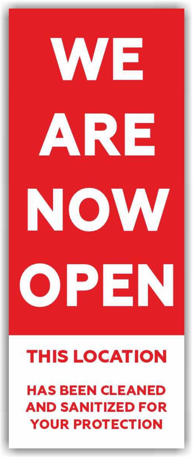 WE ARE NOW OPEN Advertising Banner Vinyl Sign Welcome Grand Opening Retail Store