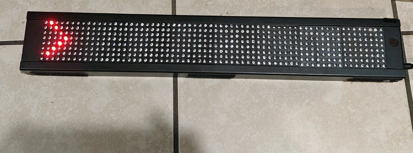 Digitech 21 Inch Sign LED Programmable Display DM200 NO REMOTE