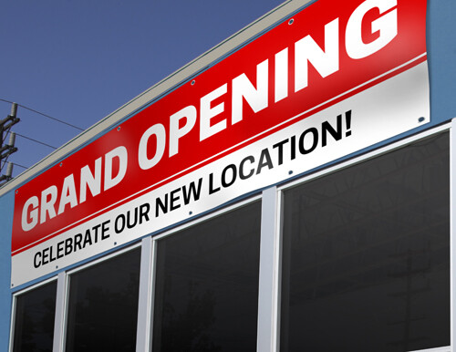 PREMIUM OUTDOOR BANNER 4ft x 6ft, Custom printed full color