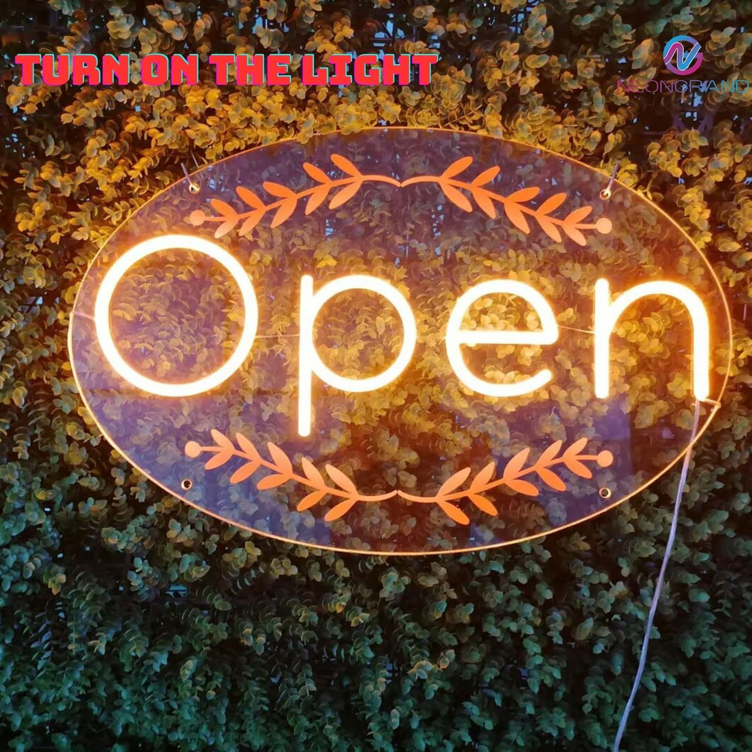 Bright LED Open Sign for Business – Vintage Style 24×15.5&Prime; with Remote