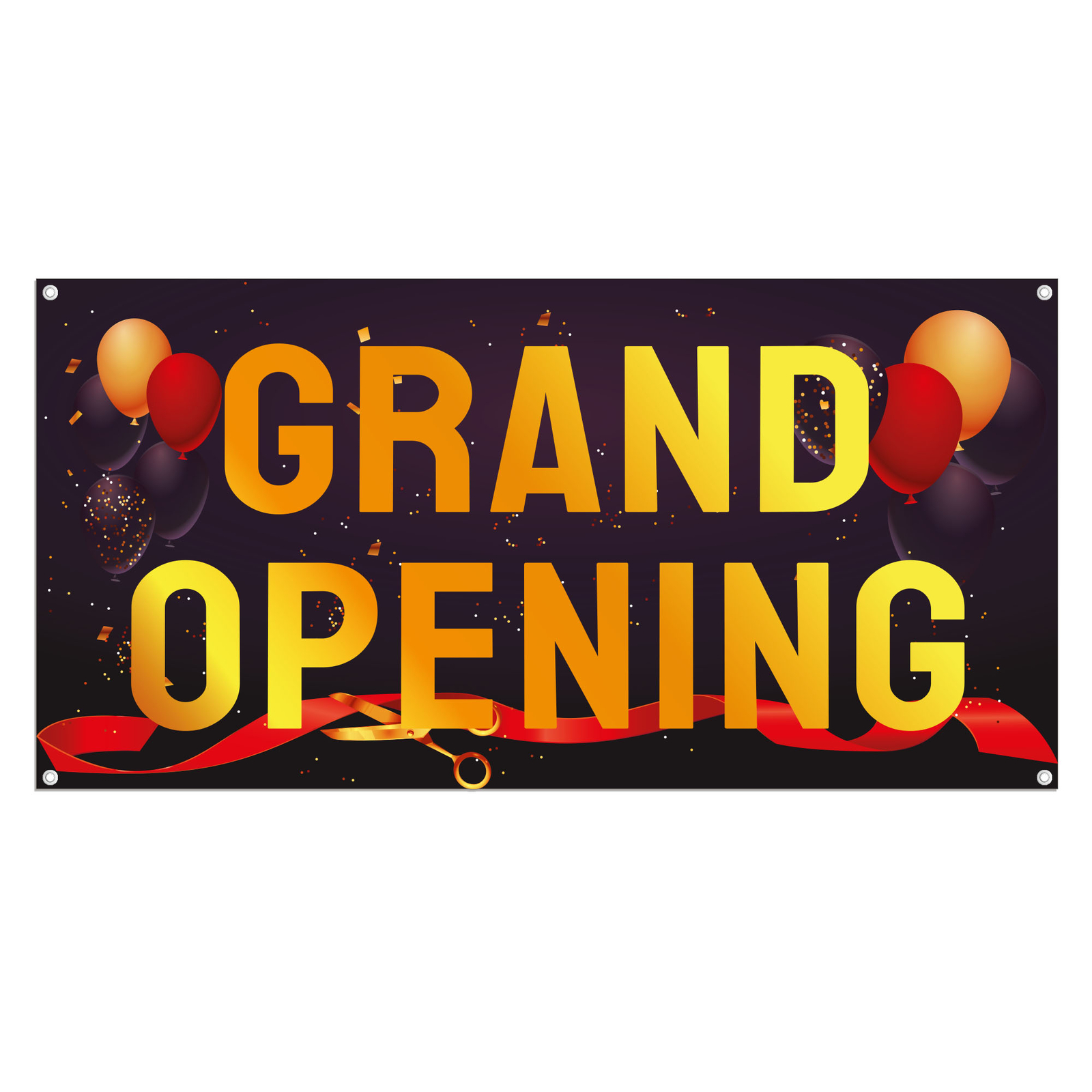 Grand Opening Banner 13 oz Heavy Duty Vinyl Grand Opening Sign – Business