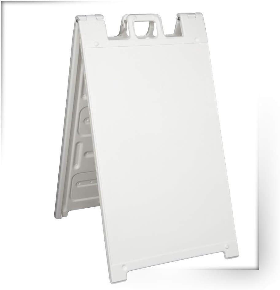 The Original Signicade Sign A-Frame 24&Prime;X36&Prime; Sign. Color: White