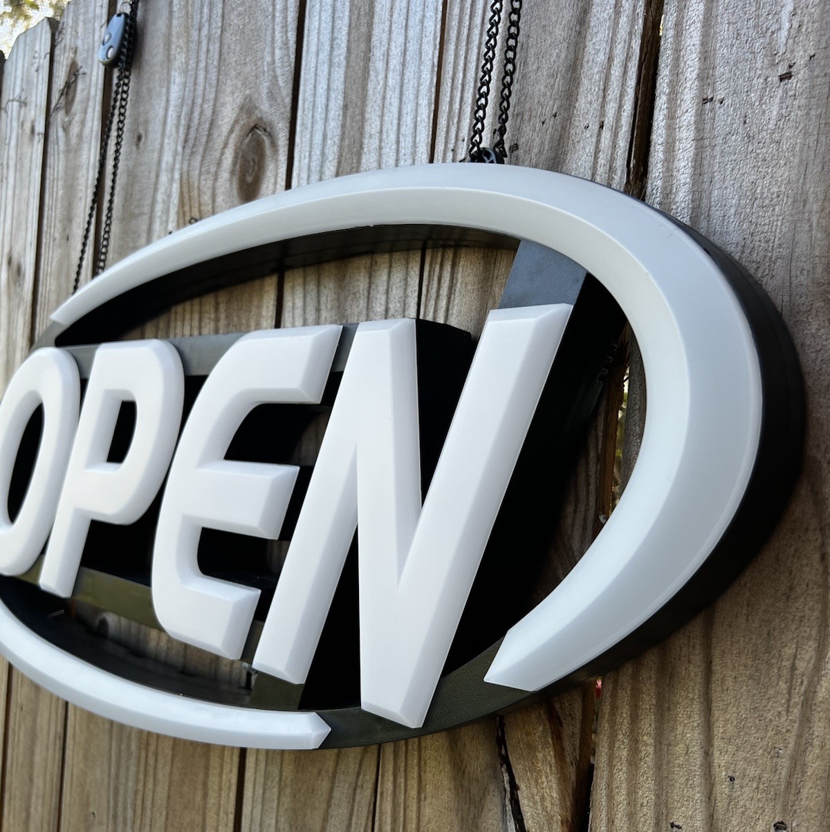 LED Open Sign NIOB Super-Bright Innovations GLI1050 32” x 15” Green Light