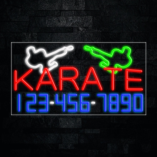 Karate LED Neon Sign 33&Prime;L x 18&Prime;H #35075
