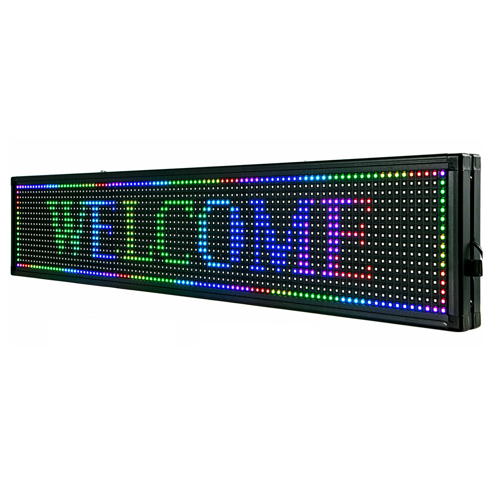 40&Prime;X8&Prime; LED Scrolling Sign Programble Digital Advertising 7-Color Display Board