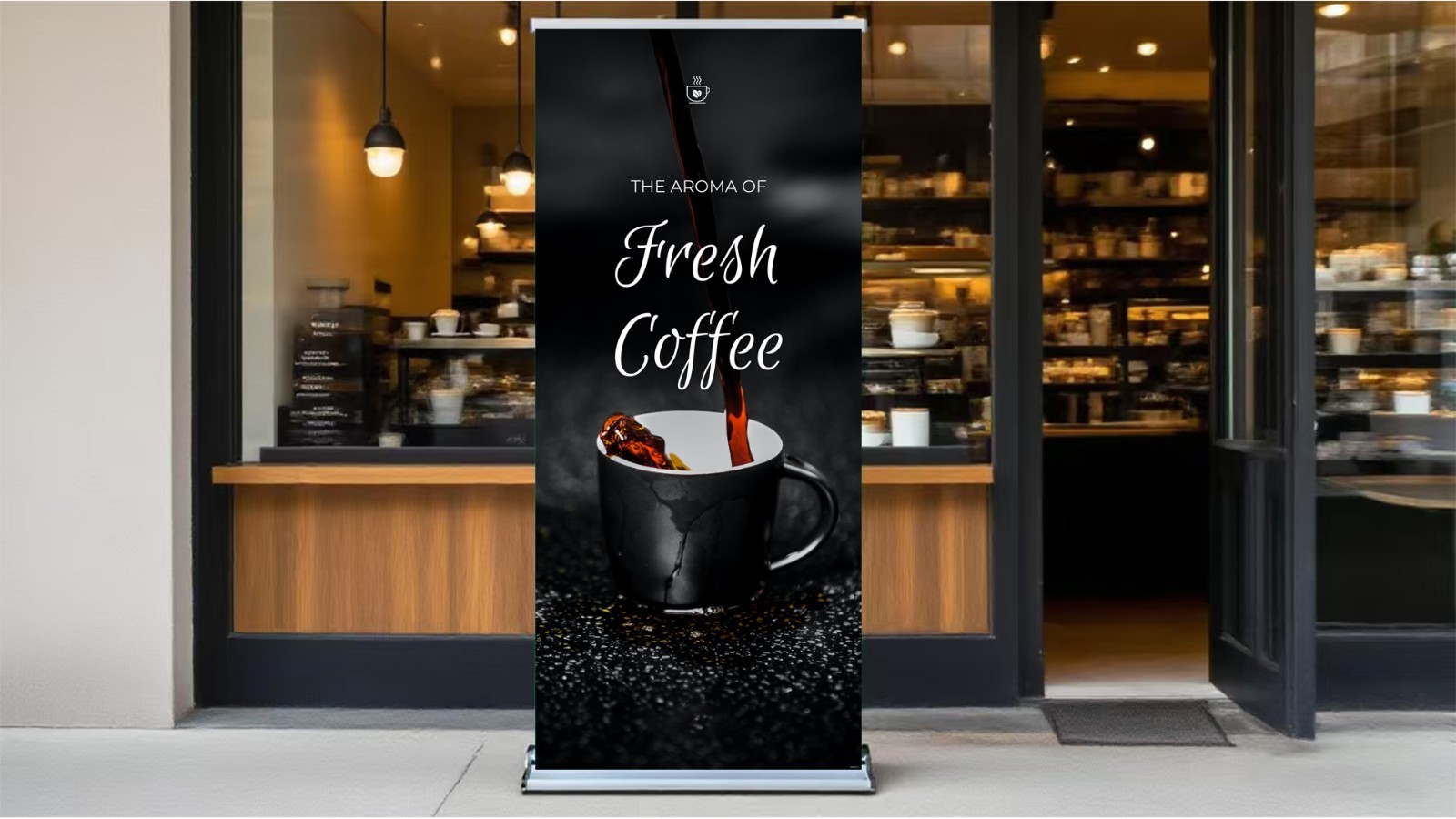 Deluxe Retractable Banner Stand 18&Prime;24&Prime;33.5&Prime;36&Prime;48&Prime;60&Prime;W (Stand ONLY) Widened Base