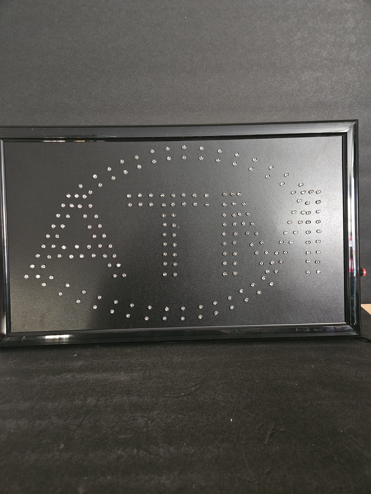 21 X 13 Flashing ATM Sign. Blue And Green Lights
