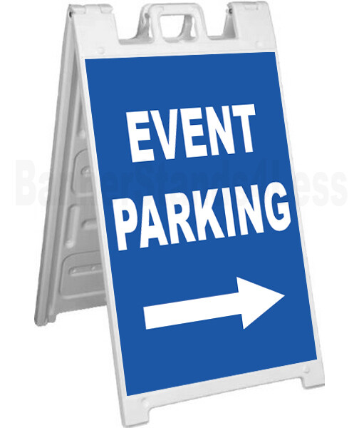 EVENT PARKING – Signicade A-Frame Sign Sidewalk Sandwich Pavement Sign bb