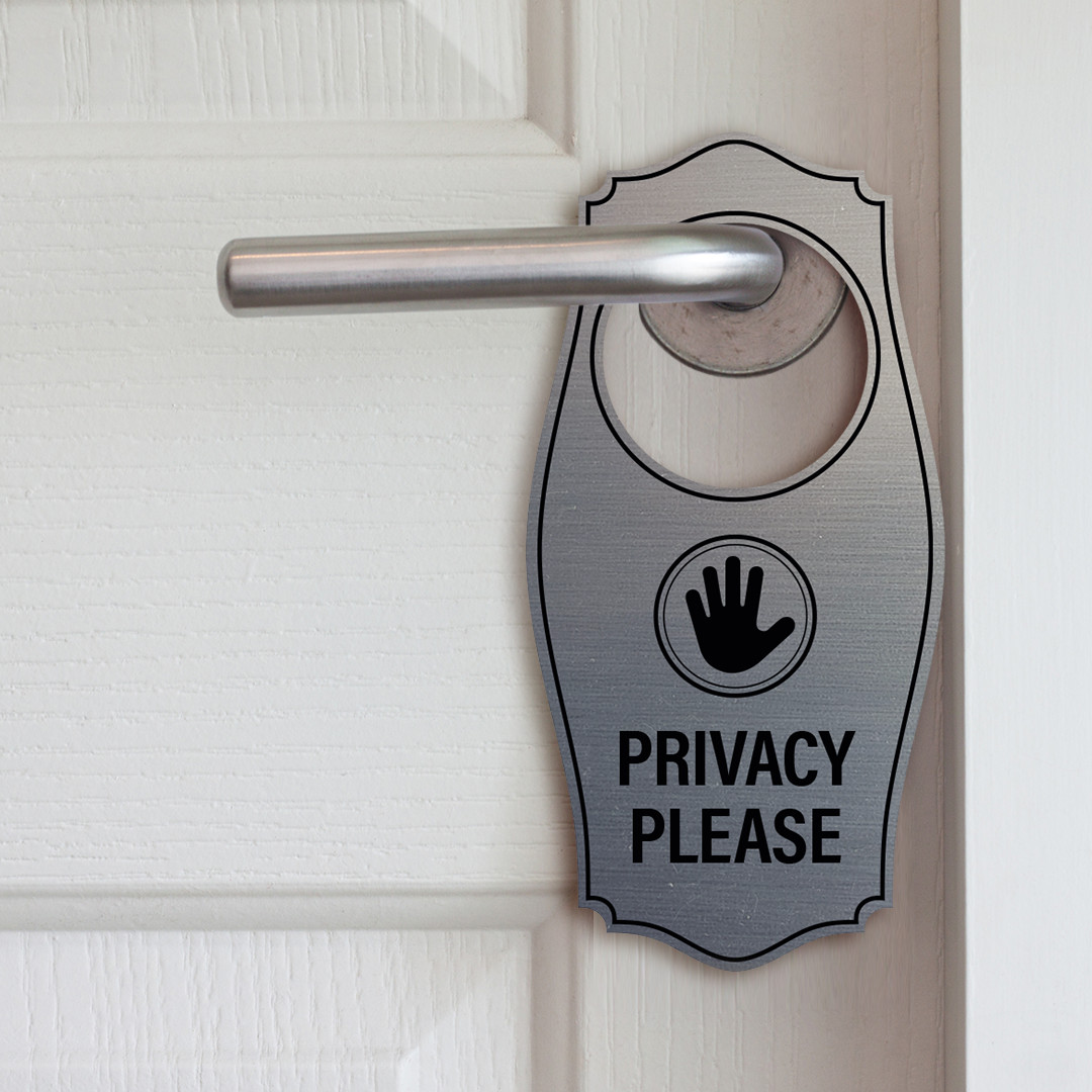Signs ByLITA Privacy Please Door Hanger