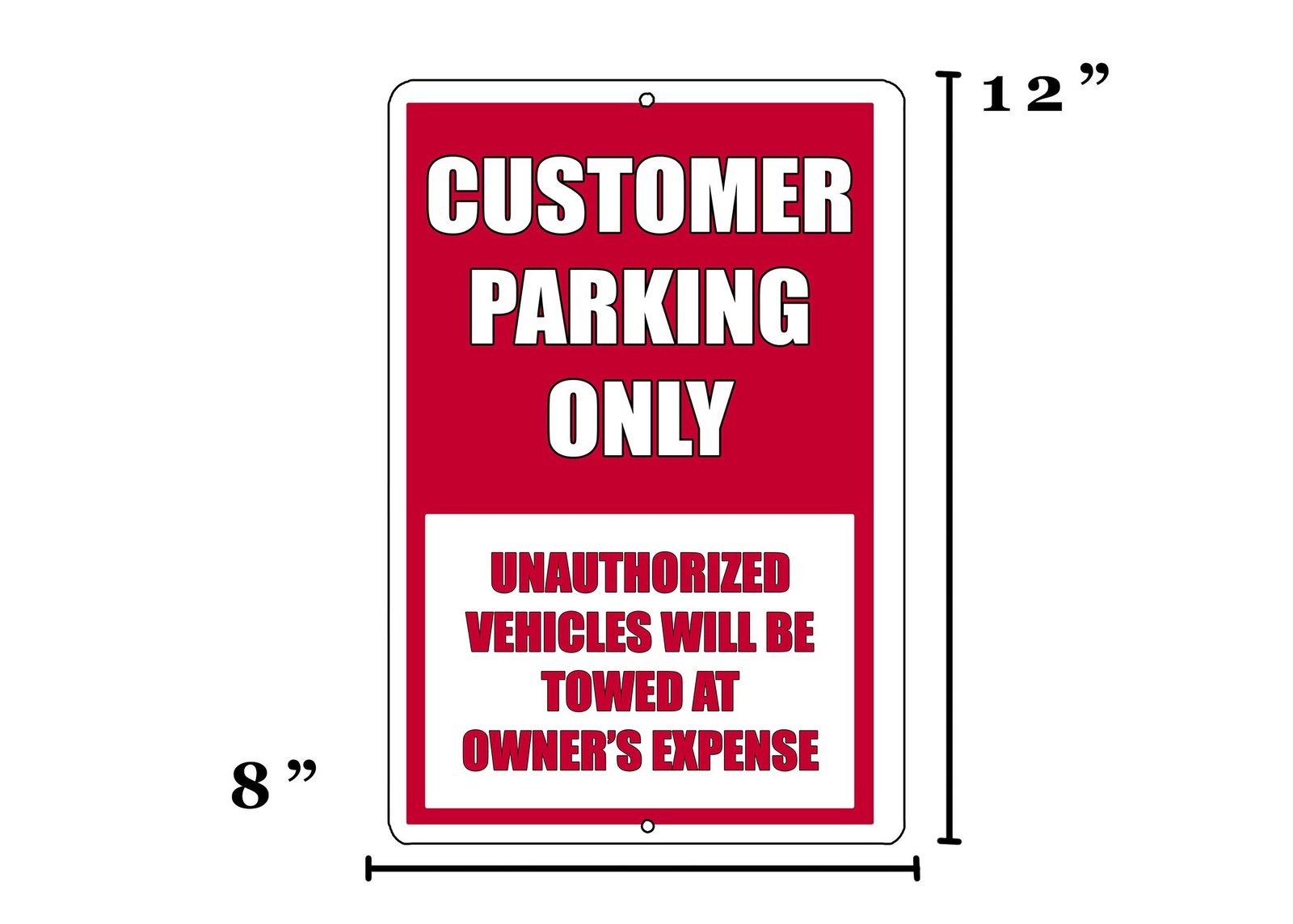 Rogue River Tactical Customer Parking Only Metal Tin Sign Business Retail Sto…