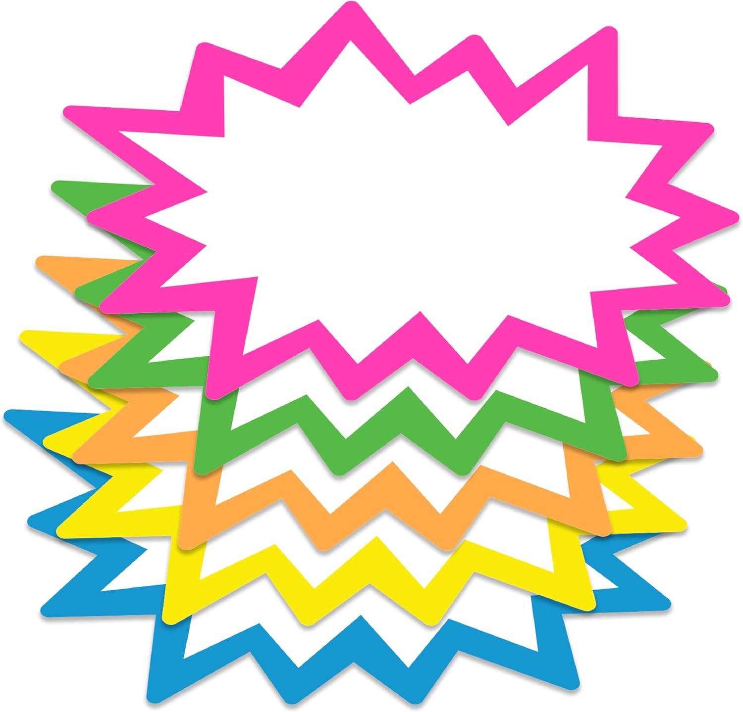 200pcs Starburst Price Tags 2×3 Yard Sale Garage Sale Signs Retail Labels