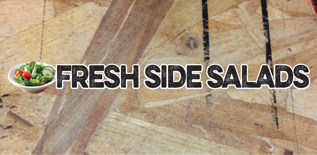 Fresh Side Salads Sticker Decal Food Truck Cart Salad Food Restaurant Die Cut