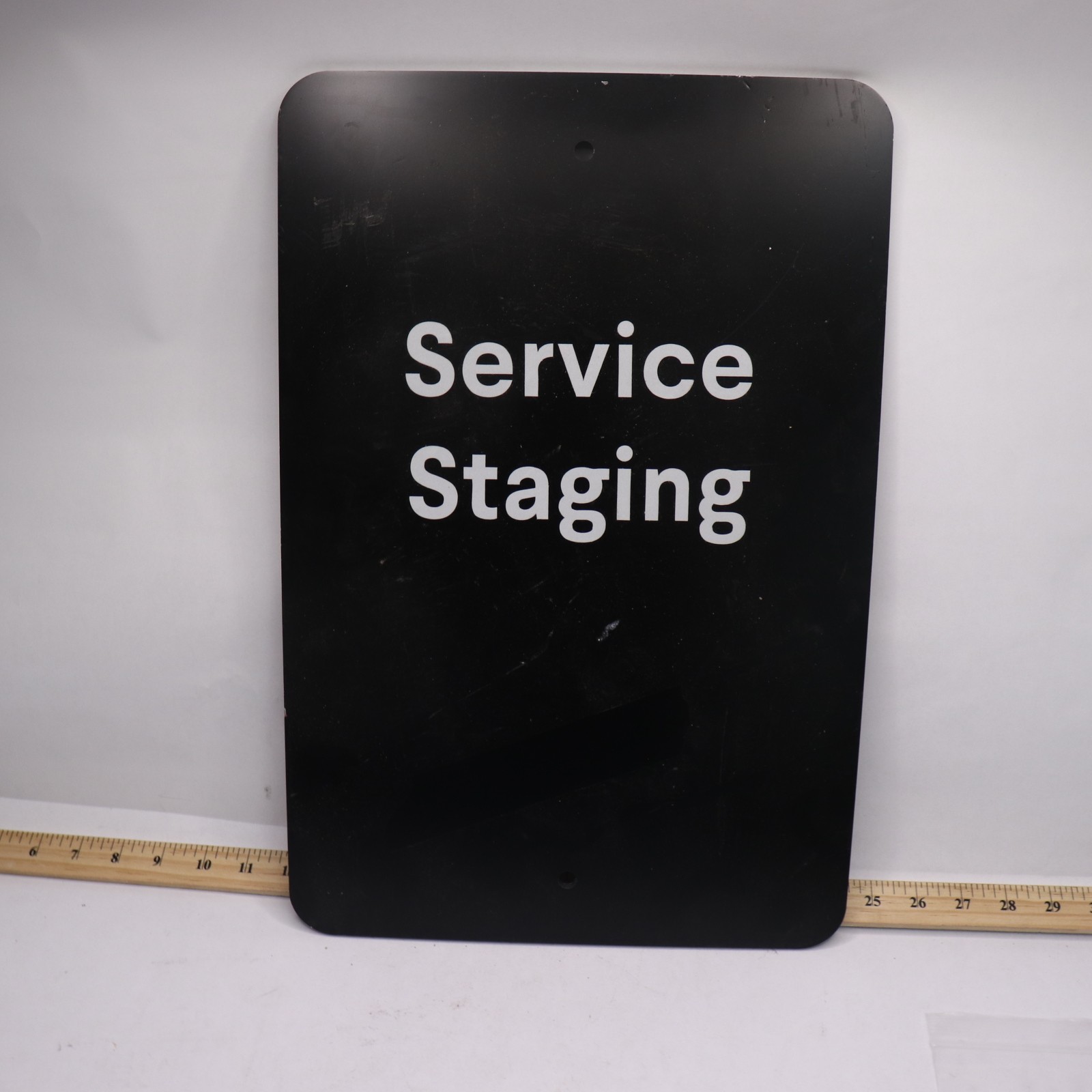 Service Staging Sign 18&Prime; x 12&Prime; – As Shown Only
