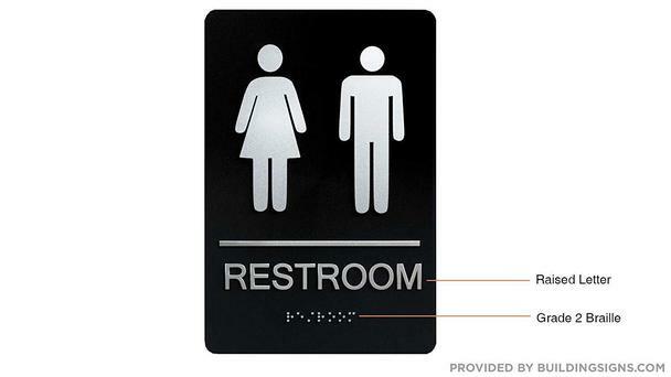 Staff Restroom Sign -(Aluminium, Black/Silver,Size 6×9) �..–REF24-1027