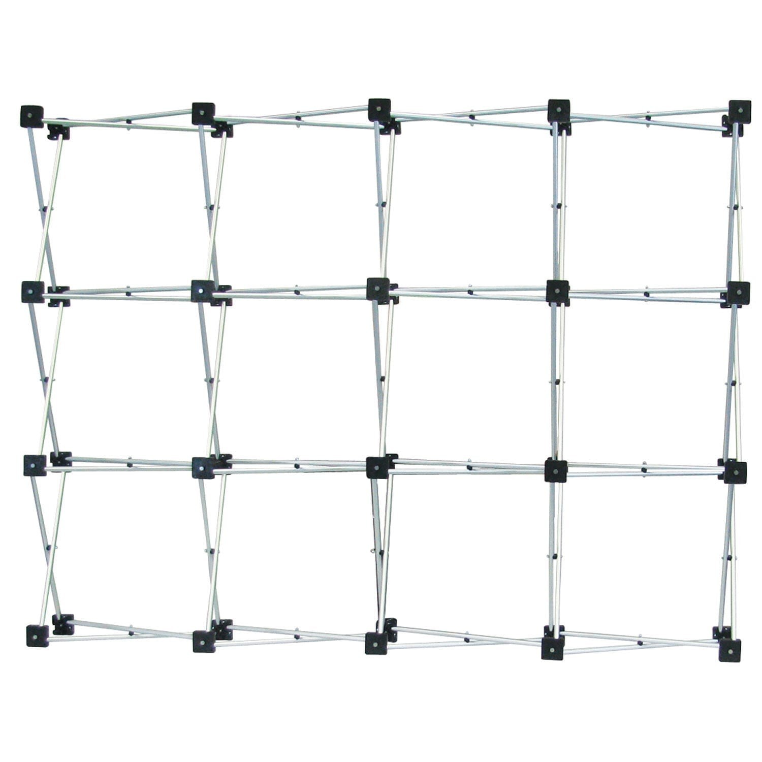 Micro GeoMetrix 12-Quad Pop Up Backwall Display Frame/Single-Sided Graphic Panel