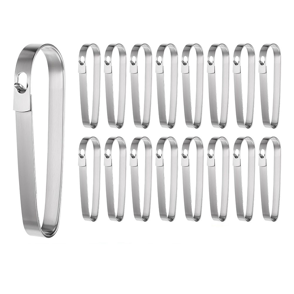 16 Pcs Real Estate Sign Clips for Sign Rider Clips Hanging Signs Stainless2841