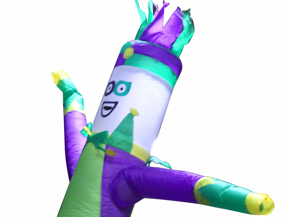 Advertising Inflatable Tube Man 18ft Jester Blow Up Wavy Fly Guy Without Blower