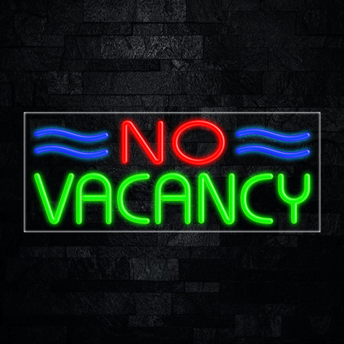 No Vacancy LED Neon Sign 30&Prime;L x 12&Prime;H #30929
