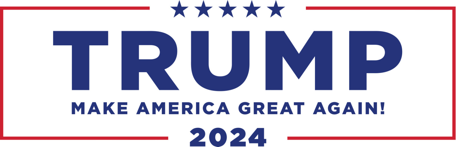 2×3 Feet Trump 2024 President Vinyl Banner Take America Back MAGA Republican