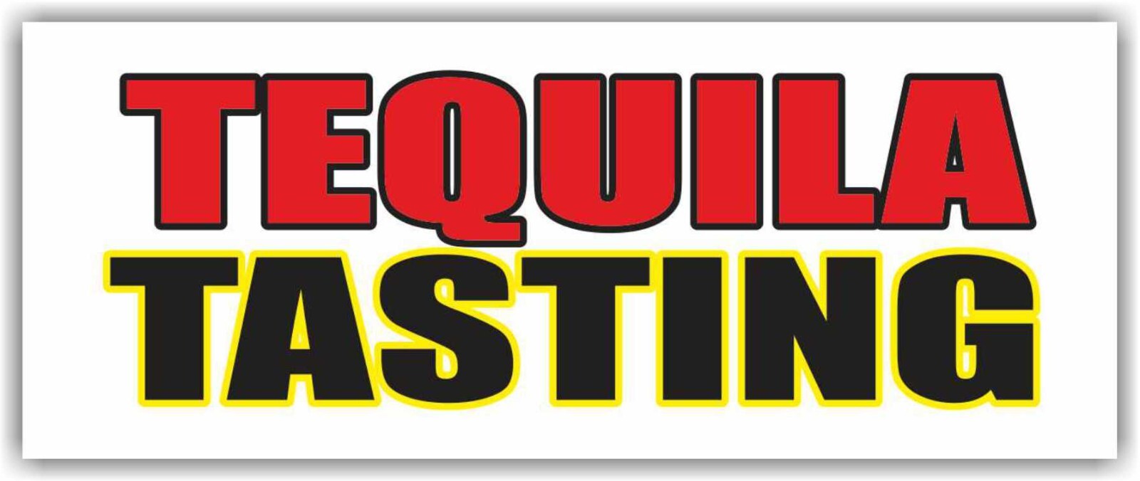 TEQUILA TASTING Advertising Banner Vinyl Sign Bar Restaurant Alcohol beer wine