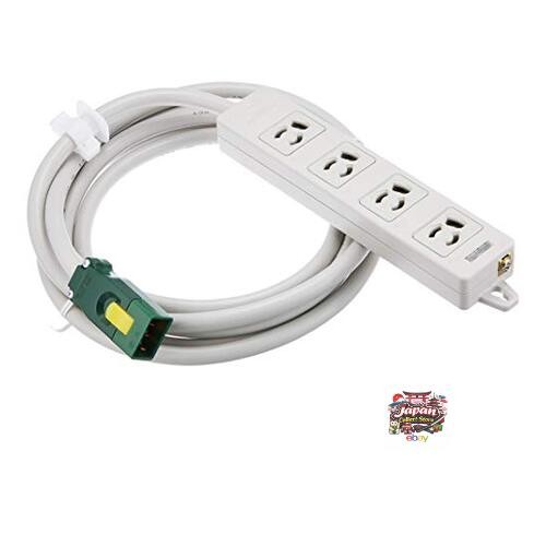 NEW Panasonic OA Power Strip with 4 Outlets Grounded 2P with Locking Power