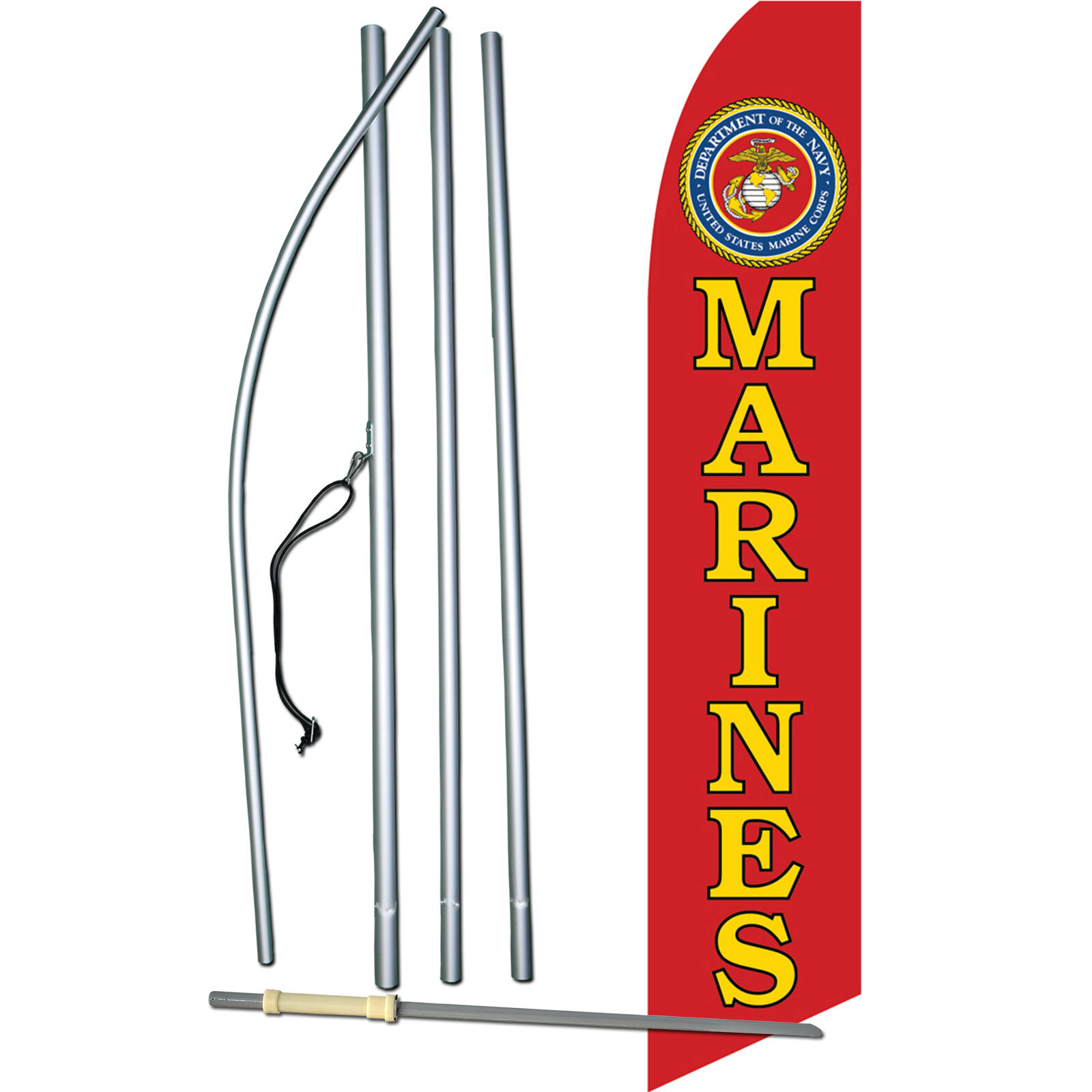 Marines Swooper Flag Kit