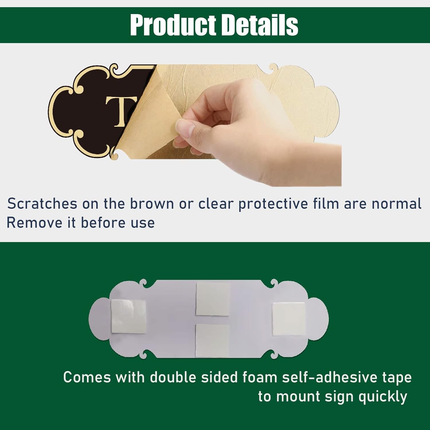 9×3 inch Prayer Room Sign Self Adhesive Doorplate for Offices Home