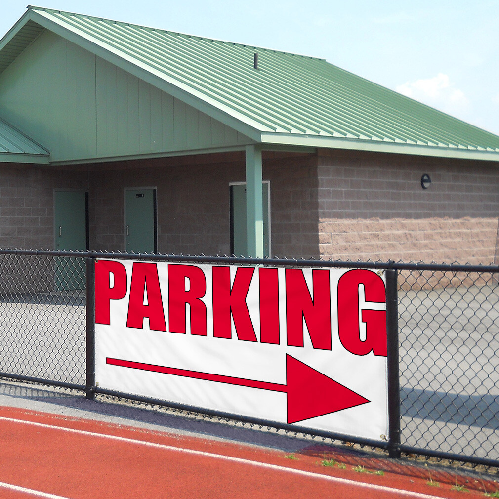 Vinyl Banner Multiple Sizes Parking Outdoor Advertising Printing C Business