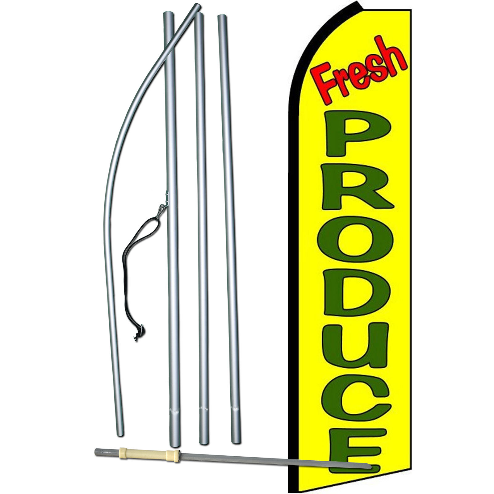 Fresh Produce Swooper Flag Kit