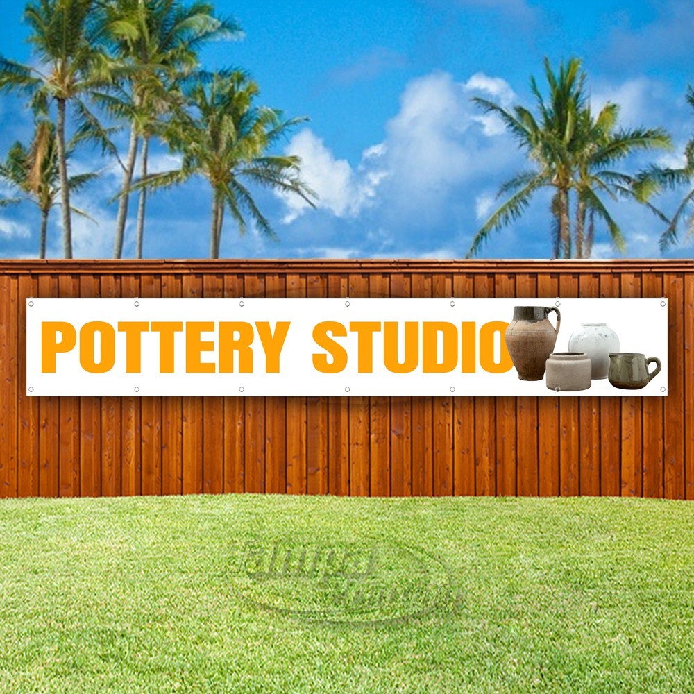 POTTERY STUDIO Advertising Crafting Vinyl Banner Flag Sign USA XL02253