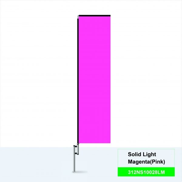 12ft Solid Color Boomer Rectangle Banner Flag Business Advertisement Sale Event