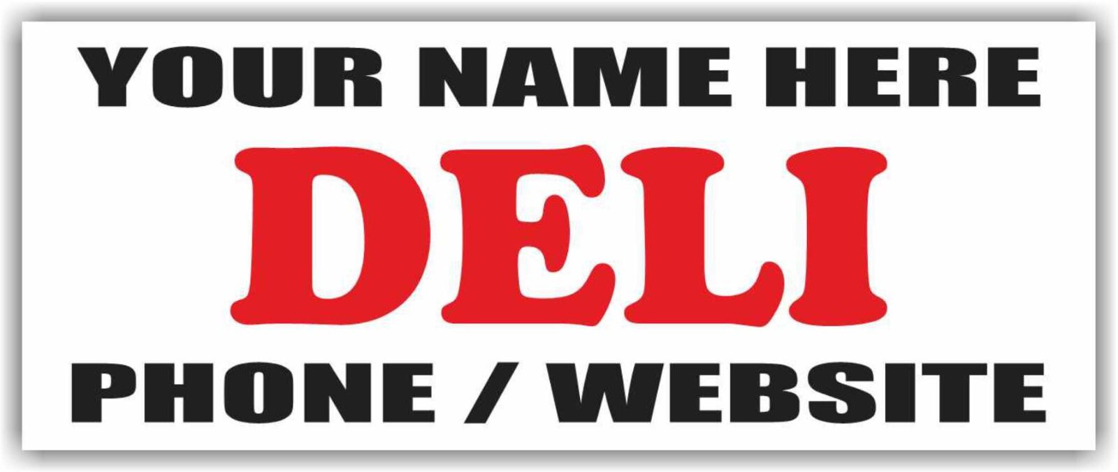 CUSTOM BANNER Advertising Vinyl Banner Flag Sign Many Sizes PHONE WEBSITE NAME