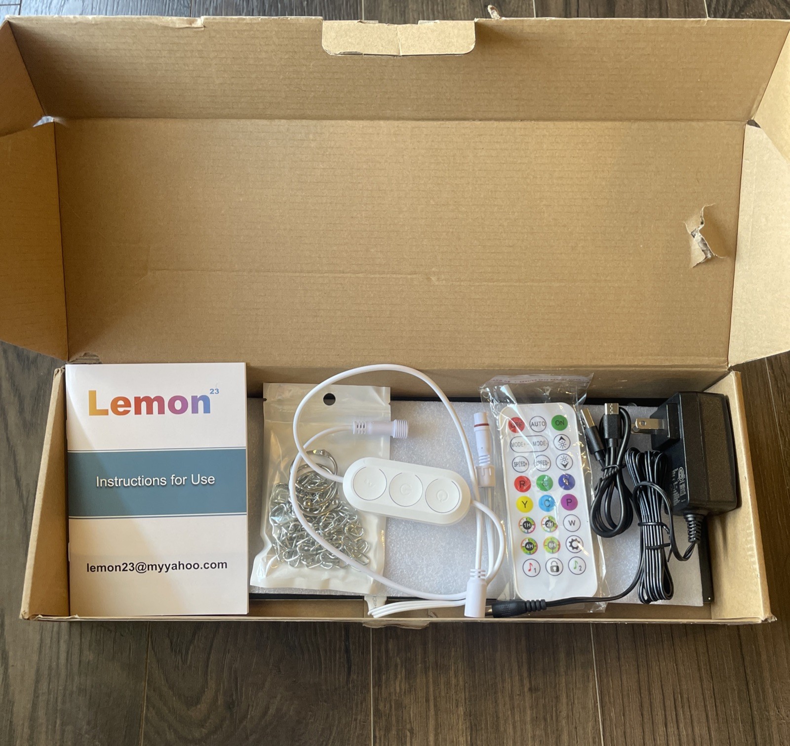 LemonNova 15”x5” LED Open Sign Window Display with Chain & Remote w/ APP
