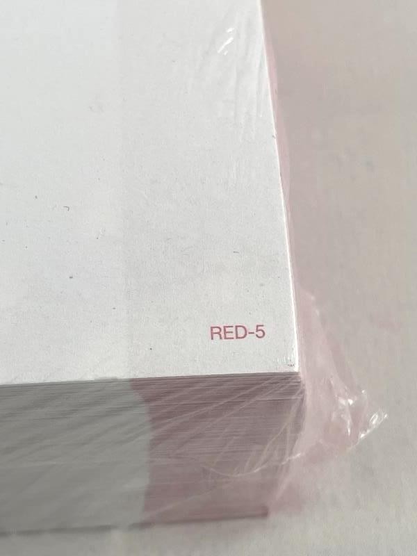 Retail Sale Poster Paper 11&Prime;x7&Prime; Red & White Sealed Display Signage Paper