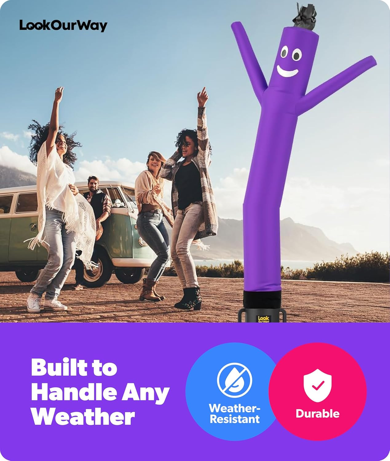 Air Dancers Wacky Waving Inflatable Tube Guy – 7Ft Tall Inflatable Advertising W