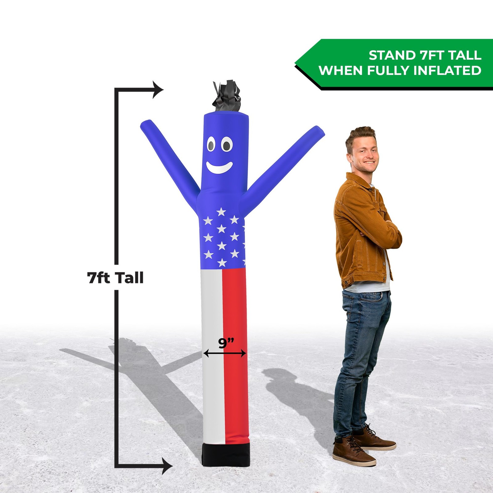 6ft Inflatable Tube Man – Wacky Waving Air Dancer for Advertising Events