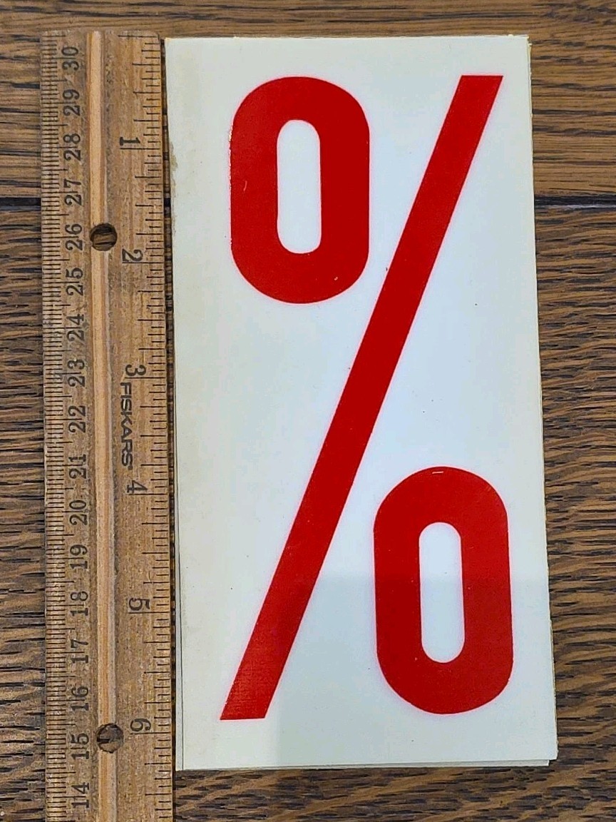QTY 135 Red Marquee Sign Letters, Numbers, Fraction, Symbols, Advertisment, AD A