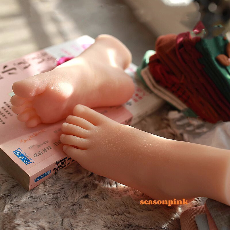 Simulation Mannequin Foot Mold Female Silica Gel Display Model Prop EU28 Girl