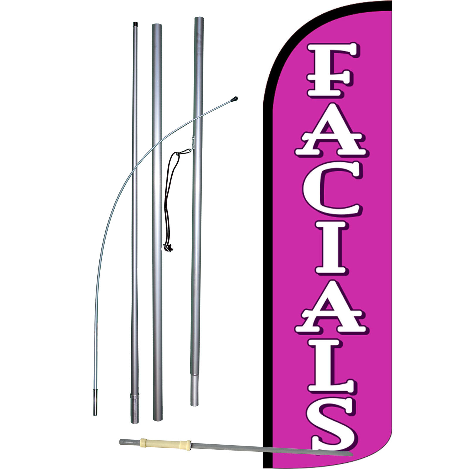 Facials Swooper Flag Kit