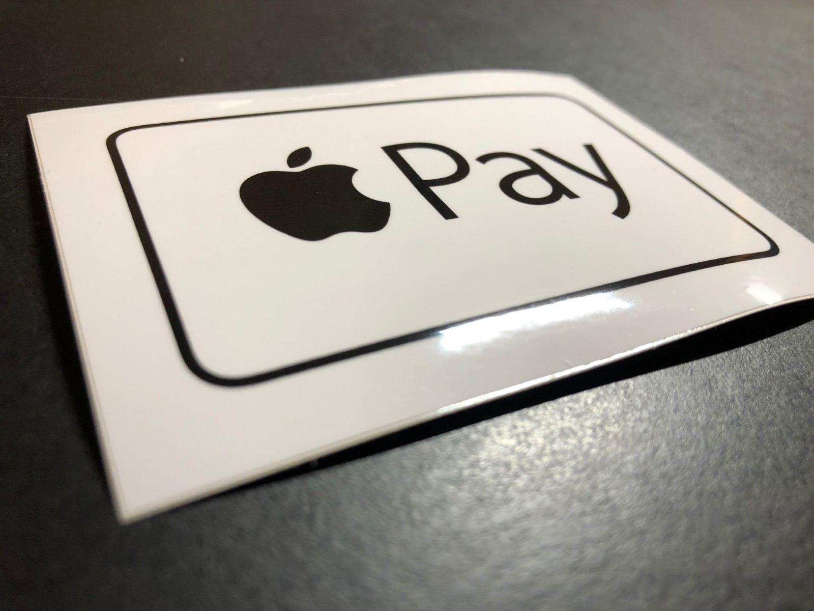 APPLE PAY Acceptance Decal – Retail Sticker (Set of 3 decals included)