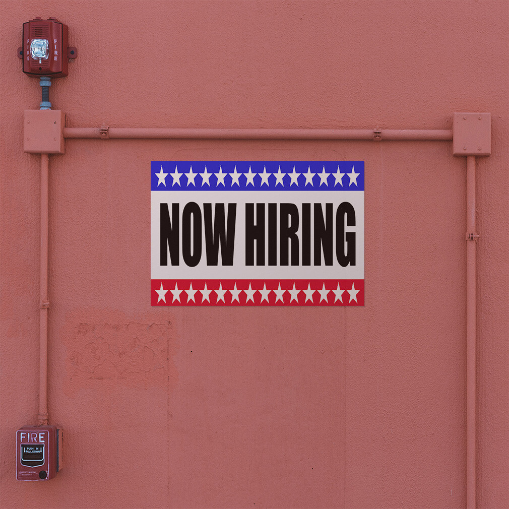 Decal Stickers Now Hiring Business A Vinyl Store Sign Label Business