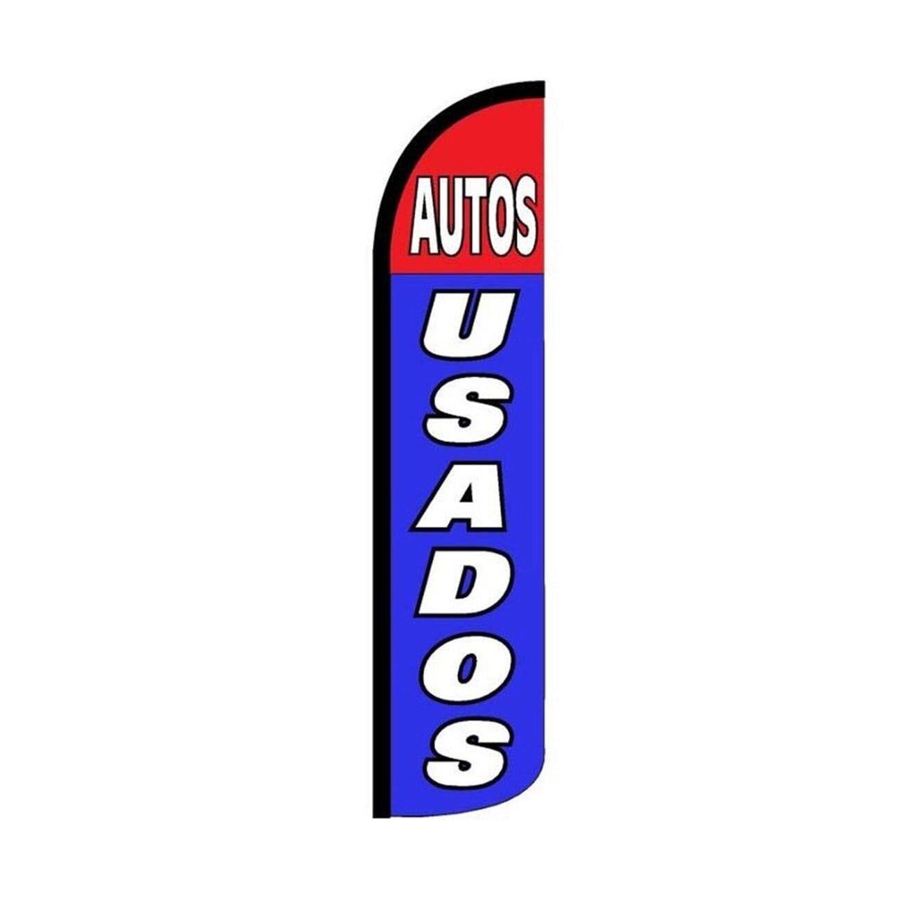 Auto Usados Swooper Flutter Windless Feather Flag | 3ft W x 11.5ft Tall
