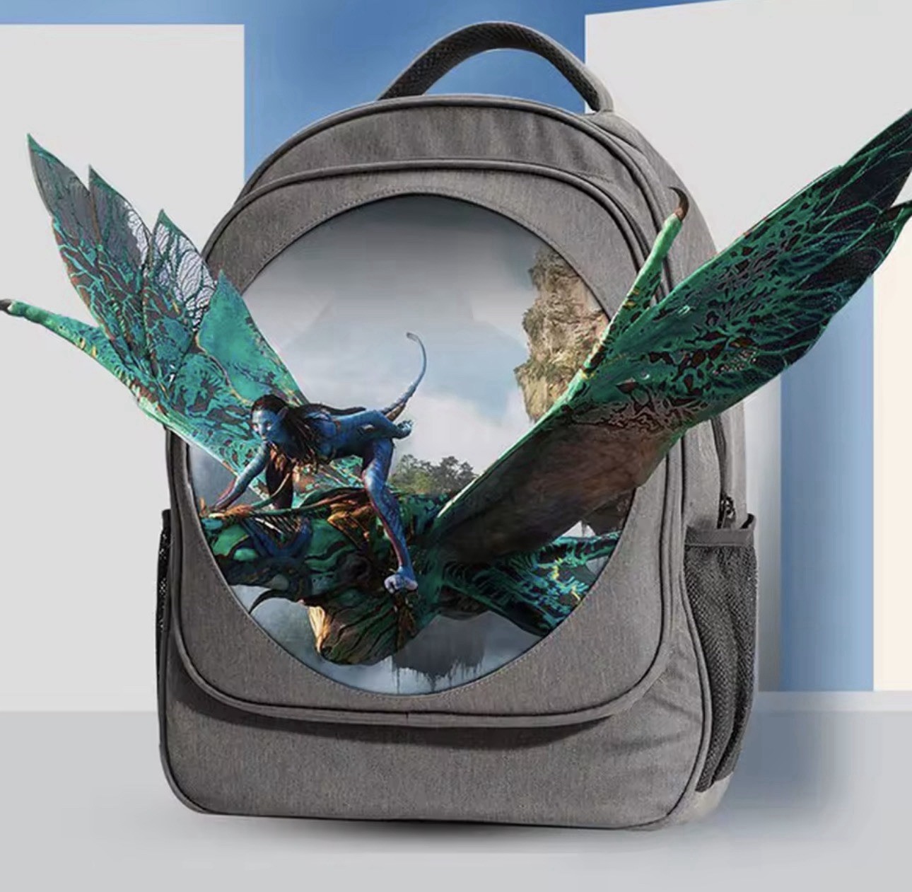 New 3D Hologram Projector Fan Advertise Zipper Backpack LED Display Holographic