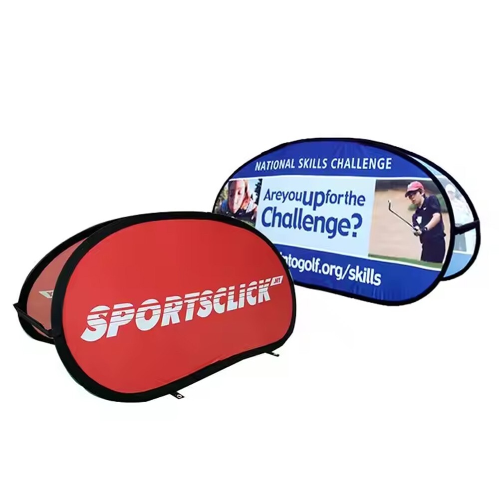 Bean Shaped Popup banner A-board Sign Banner Display-Provide Professional Design